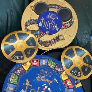 🎥  Mickey Mouse Disney GOLDEN TIN Trivia COLLECTIBLE Board GAME  🎥
